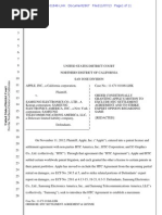 13-11-07 Order Re. Use of HTC License Agreement in Apple-Samsung Retrial