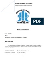 Calculul Termic Al Motorului Cu Ardere Interna Cu Piston in Patru Timpi