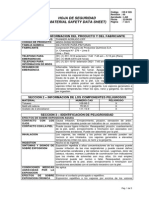 Hoja de Datos Thinner Acrilico CPP