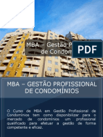 MBA - Gestão Profissional de Condomínios - Grupo Educa+ EAD 