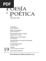 Poesía y Poética, 19 (Revista Completa)