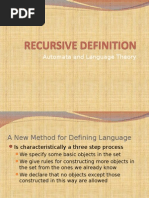 2 - Recursive Definition