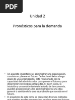 Unidad 2 Pronosticos de La Demanda