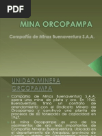 MINA ORCOPAMPA Metodo de Explotacion