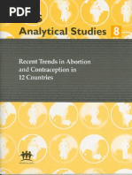 Recent Trends in Abortion and Contraception in 12 Countries