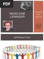 Nursing Theorist Madeleine Leininger