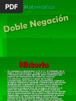 Doble Negacion