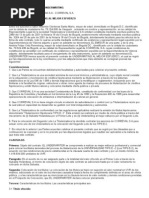 Modelo de Contrato de Underwriting