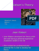 Jean Watson's Theory