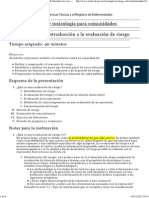 Curso de Toxicología - Introducción A La Evaluación de Riesgo ATSDR