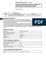 DTC P0121 Throttle / Pedal Position Sensor / Switch "A" Circuit Range / Performance Problem