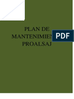 Plan de Mantenimiento