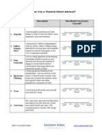 Trusted Advisor Self Assessment PDF