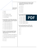 B Force On A Wire MC Questions PDF