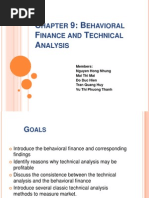 (Edited) Behavioral Finance and Technical Analysis