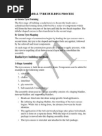 Radial Tyre Building Process PDF