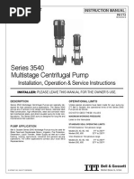 3530 Pump Installation Manual