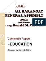 Committee Report Education