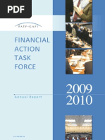 FATF GAFI. Annual Report 2009 - 2010.