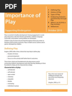 The Importance of Play