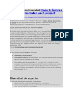 Índices de Biodiversidad Clase 6 CON R