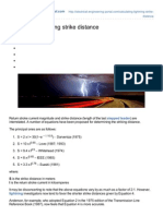 Calculating Lightning Strike Distance