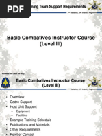 Basic Combatives Instructor Course (Level III) MTT Slides PDF