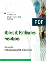 Manejo de Fertilizantes Fosfatados