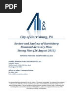 Alvarez and Marsal City of Harrisburg Report Debt Restructuring Report 09152013 PDF