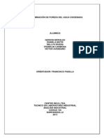 Determinación de Pureza Del Agua Oxigenada