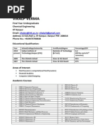 VIKALP VERMA - Actual Resume