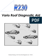 R230 Vario Roof Diagnostic Aid (MBK) 7-03-02