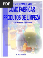 Formulas de Produtos de Limpeza