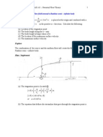 Example:: Analyze The Flow Field Around A Rankine Semi - Infinite Body