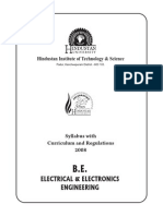 B. Tech. Electrical and Electronics Engineering