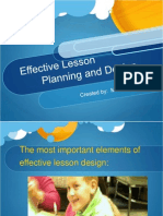 Effective Lesson Planning and Design MMW