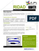 Hoja de Seguridad Eslinga Sencilla