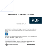 Marketing Plan Template and Guide: Business - Gov.Au