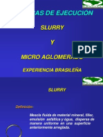 Tecnicas de Ejecución - Slurry y Microaglomerado