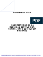 Guerreiro Ramos e A Redenção Sociológica