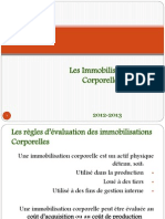 Les Immobilisations Corporelles - Etude de Cas