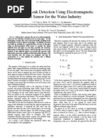 Water Pipe Leak Detection Using Electromagnetic Wave Sensor For The Water Industry