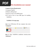 Vas5054a Installation User Manual