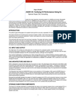 Benchmarking SAS® I/O: Verifying I/O Performance Using Fio: Spencer Hayes, DLL Consulting