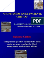 Monitoreo Paciente Critico