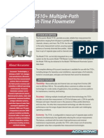 Accusonic Model 7510+ Flowmeter