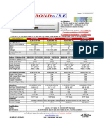 Bondaire 13 Seer Spec Price Sheet