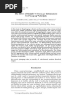 The Effect of Nozzle Type On Air Entrainment by Plunging Water Jets