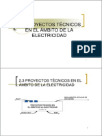 2-3 Proyectos Tecnicos en El Ambito de La Electricidad