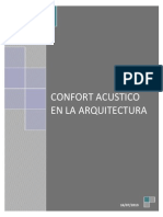 Confort Acústico en La Arquitectura